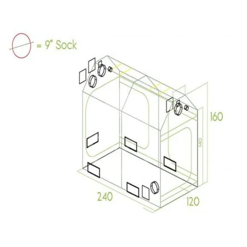 Elite Roof Tent 240cm x 120cm x 160cm or 180cm