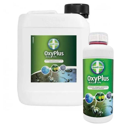 oxyplus guard n aid h202 hydrogen peroxide hydroponic system cleaning solution