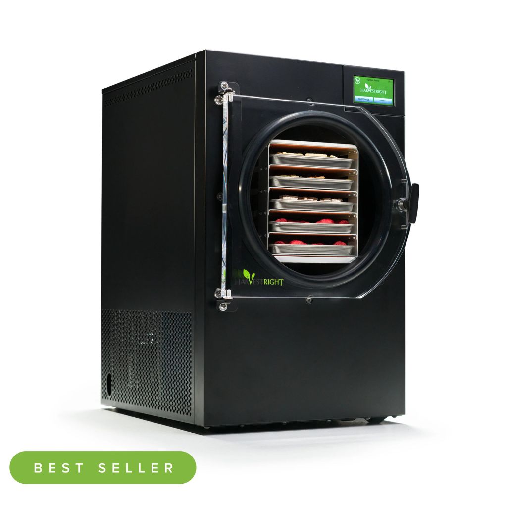harvestright home freeze dryer Black dehumidifier with a green 'Best Seller' label on a white background