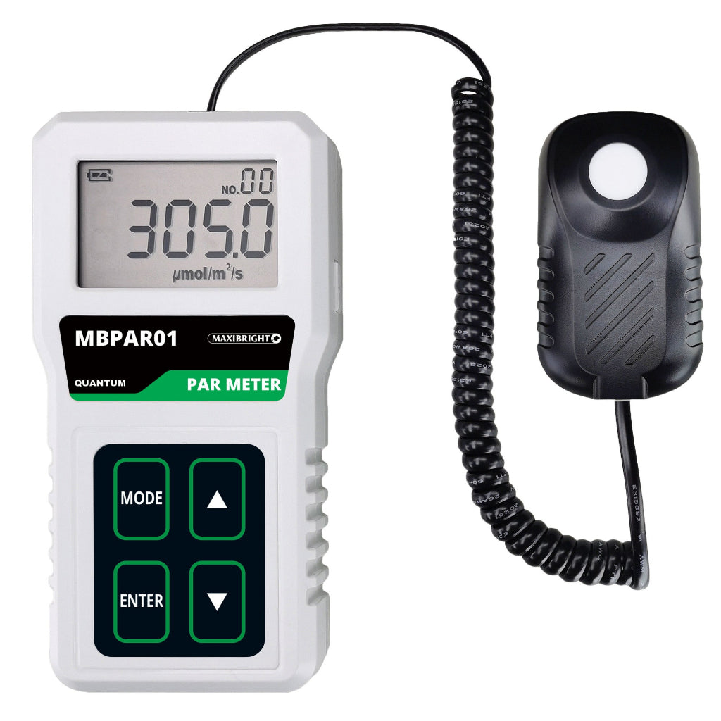Maxibright Quantum PAR PPFD Meter