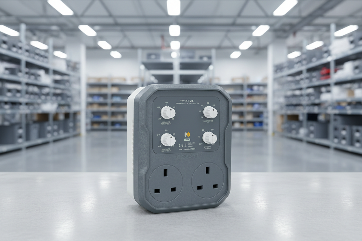 SMSCom 6,5 A Plug-In-Smart-Lüfterdrehzahlregler
