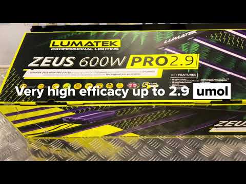 Lumatek Zeus 600w PRO 2.9 LED Grow Light