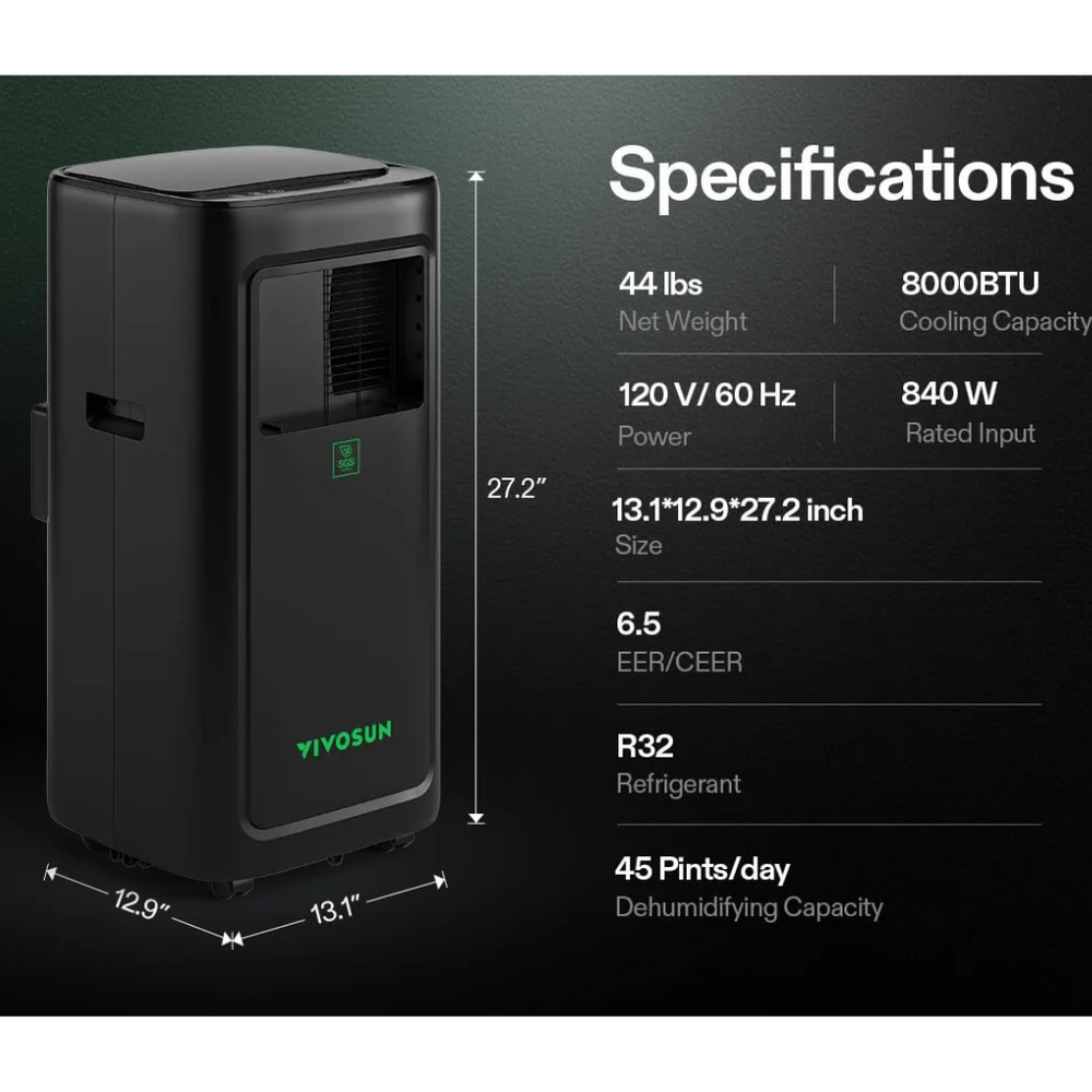 Vivosun Aerorush C08 - Intelligent Air Conditioner