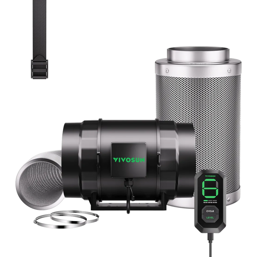 VIVOSUN AeroZesh S Inline Extraction Fan Kit