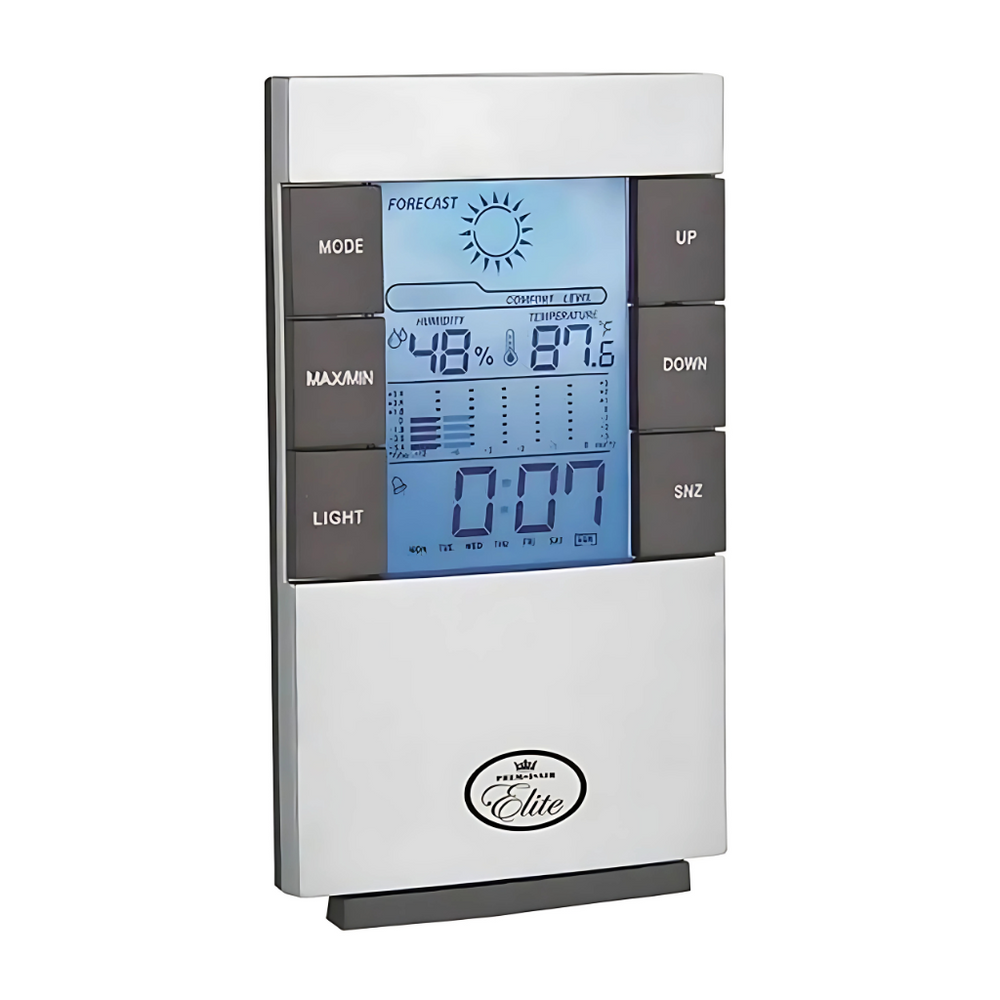 Weather Station Clock Thermometer