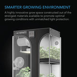 AC Infinity Cloudlab 632D 2 In 1 Grow Tent 3x2 90cm x 60cm 