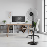 Pedestal Fan 16" Inch 400mm | 45w Oscillating Solid Base