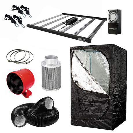 Ultrabright 720w LED 1.2m x 1.2m Grow Tent Kit rhino ec ultra