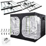 4 Omega Black 720 W 2,4 m x 2,4 m Growzelt-Set