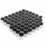 4oz 120ml Clear Glass Container Jar with Black Lid