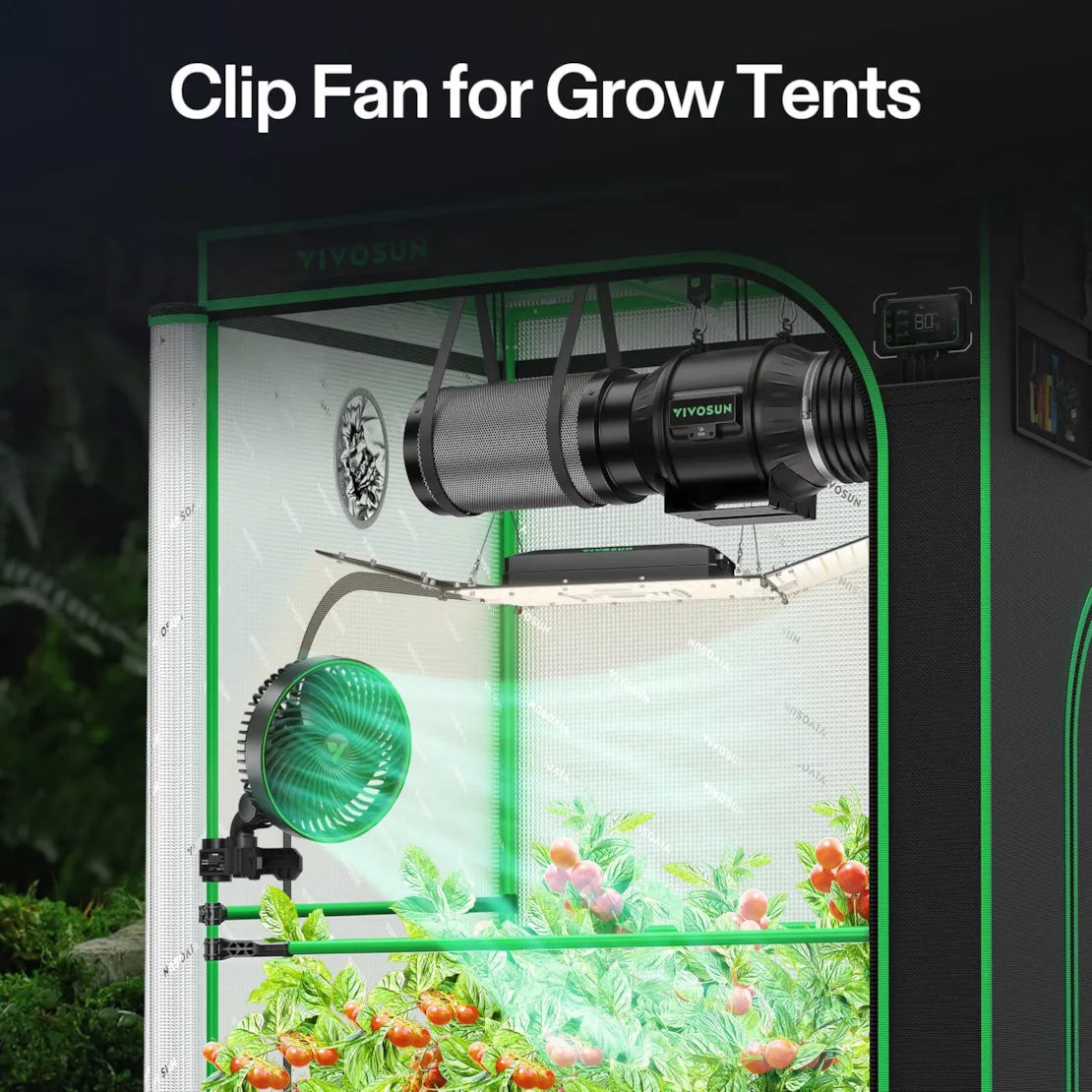 VIVOSUN AeroWave E6 Clip On Fan