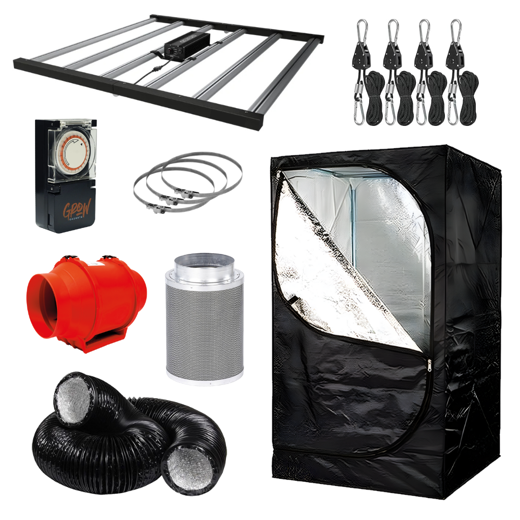 720w LED 1.5m x 1.5m Grow Tent Kit