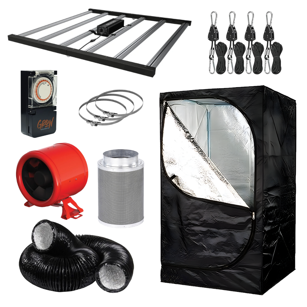 720w LED 1.5m x 1.5m Grow Tent Kit