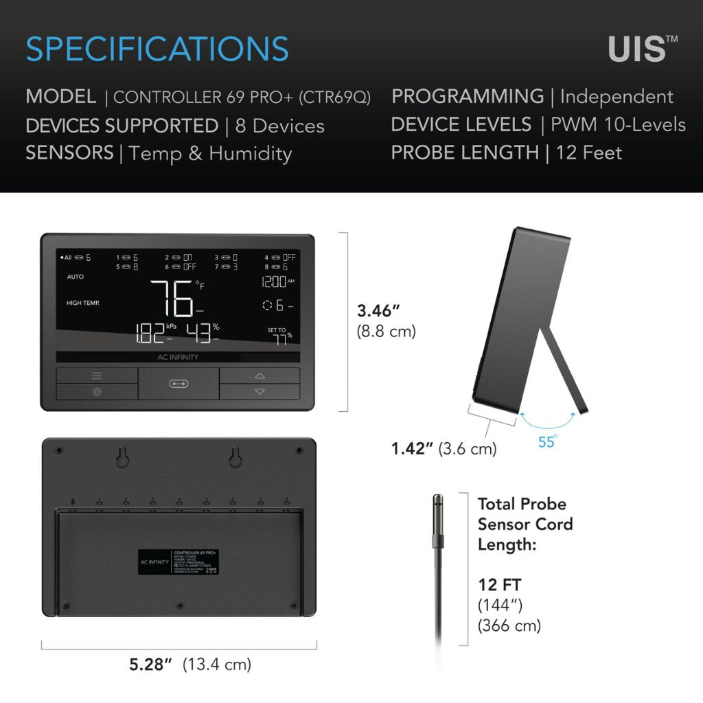 AC Infinity Controller 69 PRO+ (BT & WIFI) UIS Controller