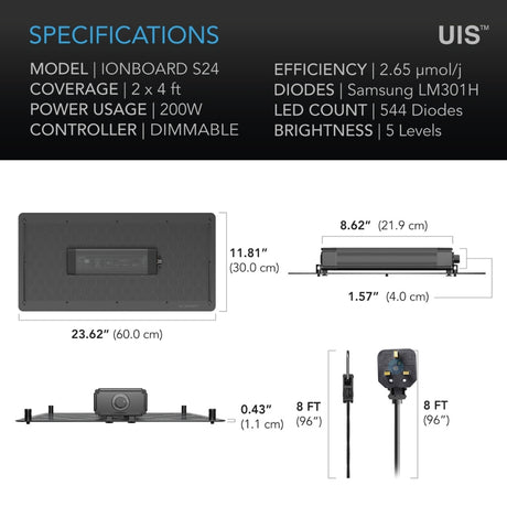 AC Infinity Ionboard S24 200w LED Grow Light