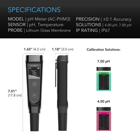 AC Infinity pH Meter Test Kit