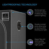 AC Infinity Cloudlab 632D 2 In 1 Grow Tent 3x2 90cm x 60cm 