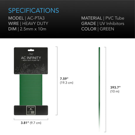 AC Infinity Heavy Duty Twist Tie 10M