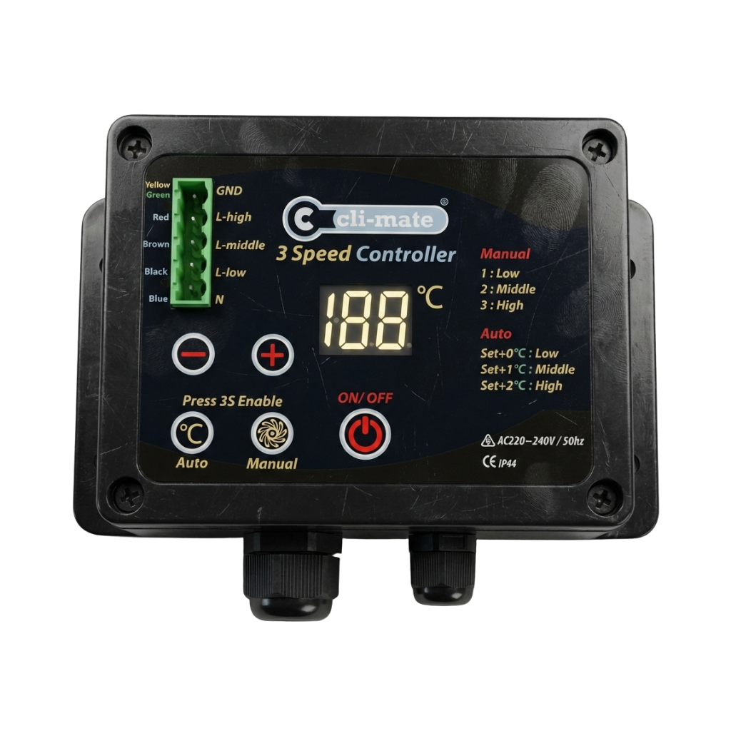 Airfan Hybrid Box Fan Temperature Controller
