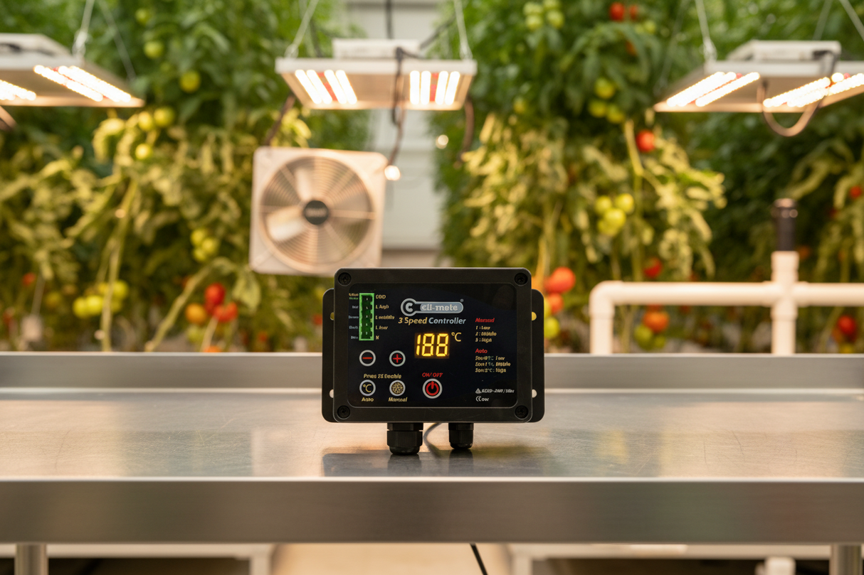 Airfan Hybrid Box Fan Temperature Controller