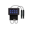 Black Aquamaster C800 device with a screen and probes on a white background
