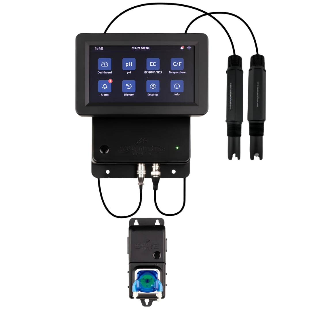 AquaMaster Controller C800 Pro Inline pH, EC, PPM, TDS & temp - WiFi