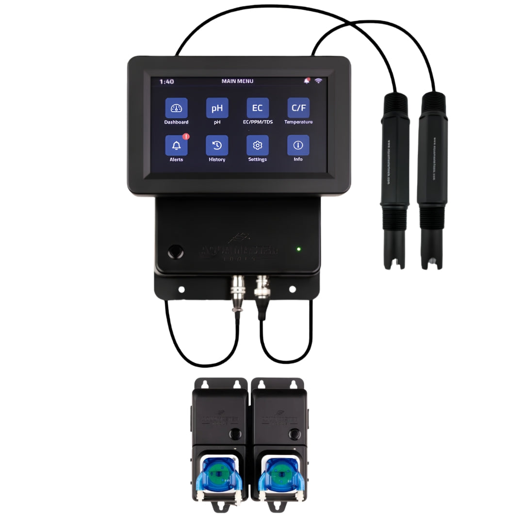 AquaMaster Controller C800 Pro Inline pH, EC, PPM, TDS & temp - WiFi