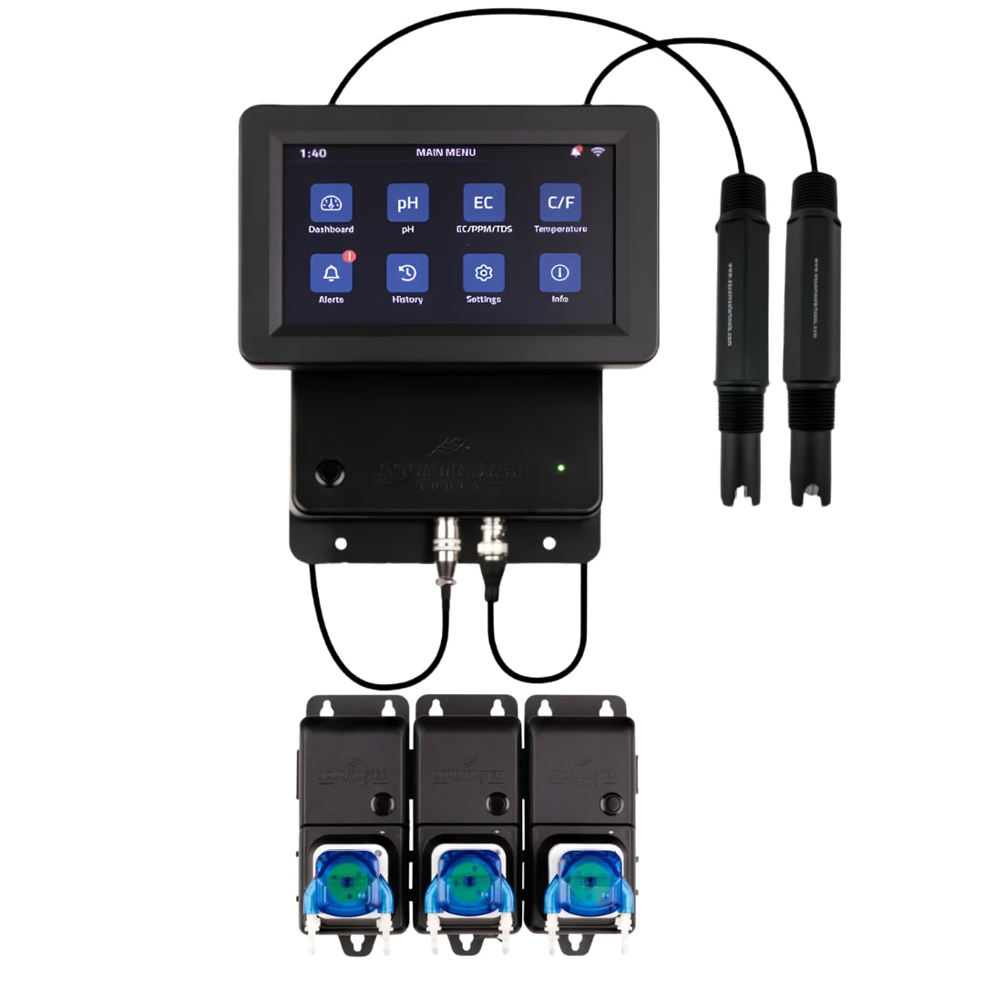 AquaMaster Controller C800 Pro Inline pH, EC, PPM, TDS & temp - WiFi