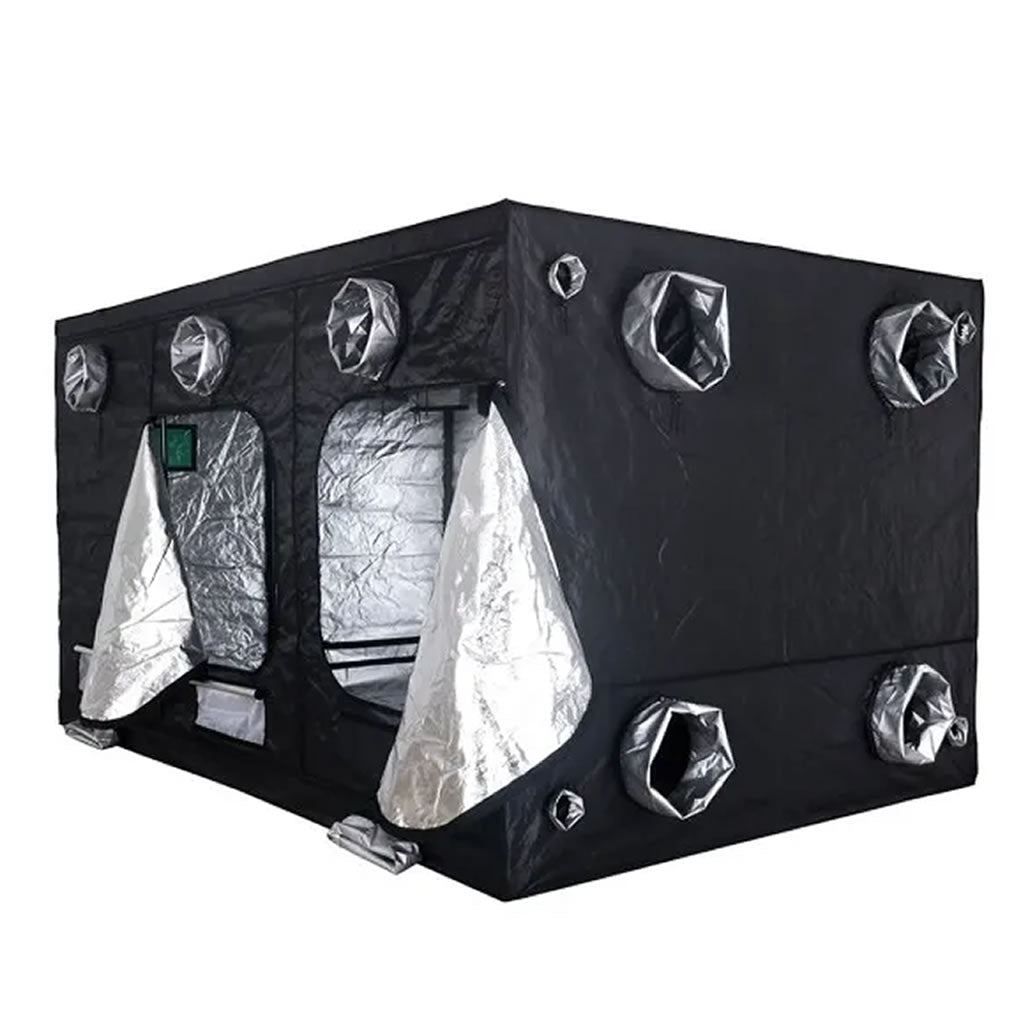 Budbox Pro Titan 2 - 2,4m x 3,6m x 2,0m oder 2,2m - Growzelt Silber