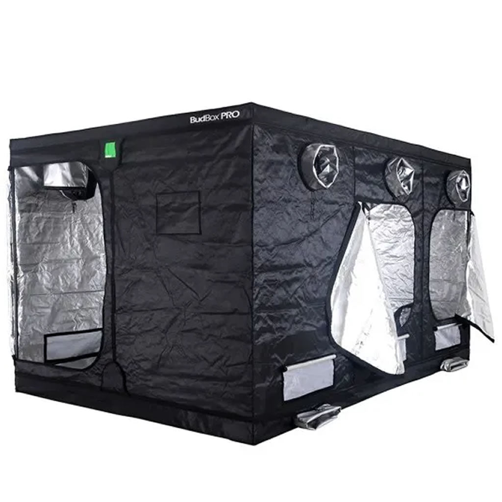 Budbox Pro Titan 2 - 2,4m x 3,6m x 2,0m oder 2,2m - Growzelt Silber