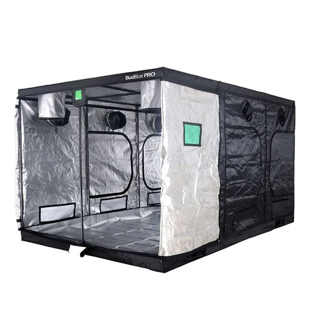 Budbox Pro Titan 2 - 2,4m x 3,6m x 2,0m oder 2,2m - Growzelt Silber