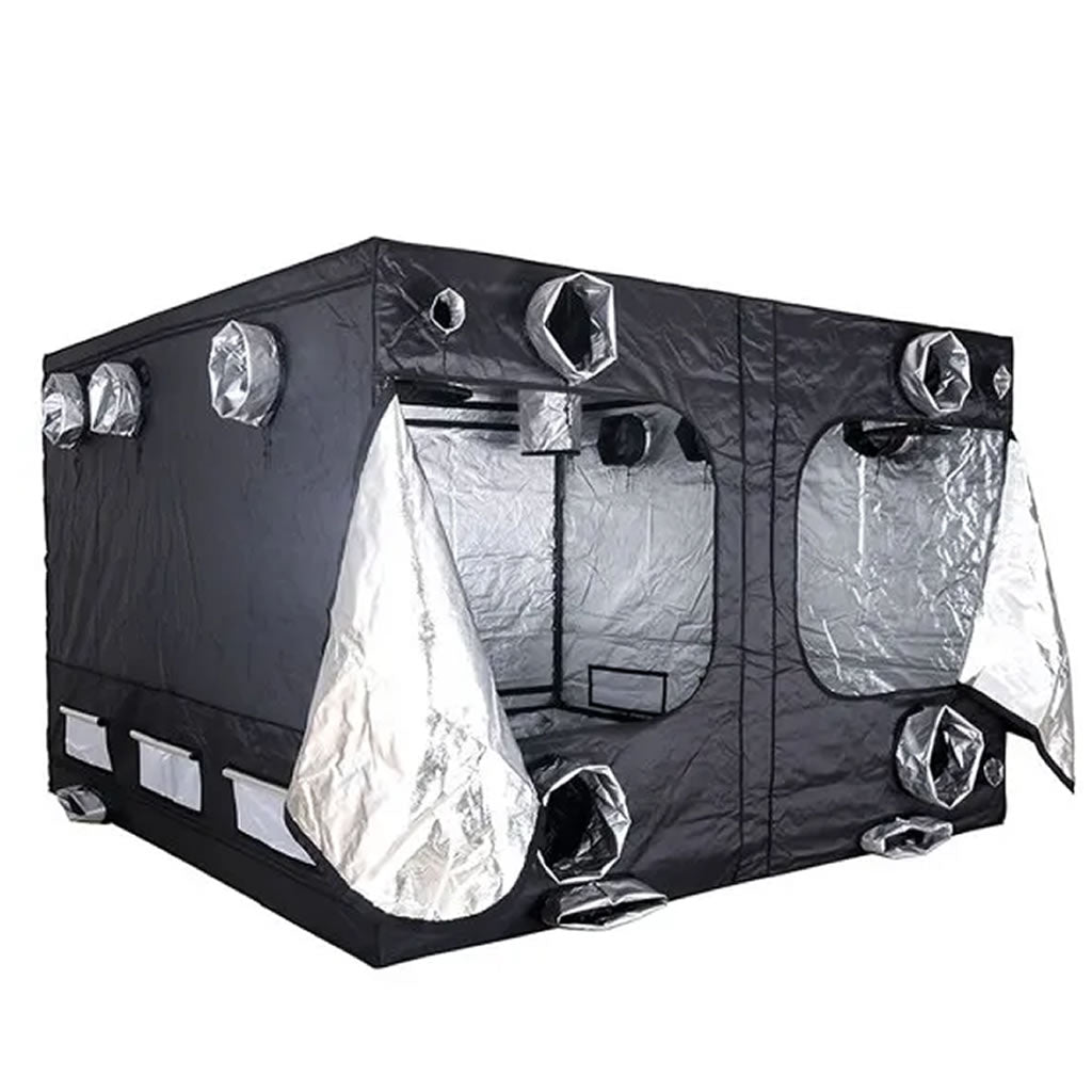 Budbox Pro Titan 3 - 3,0m x 3,0m x 2,0m oder 2,2m - Growzelt Silber