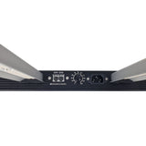 Back view of a Elite 720w Pro LED light bar with connectors and control knobs on a white background