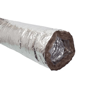 aluminium insulated acoustic ducting