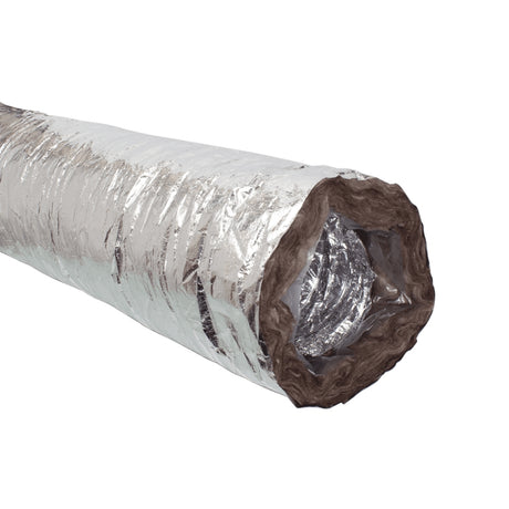 aluminium insulated acoustic ducting