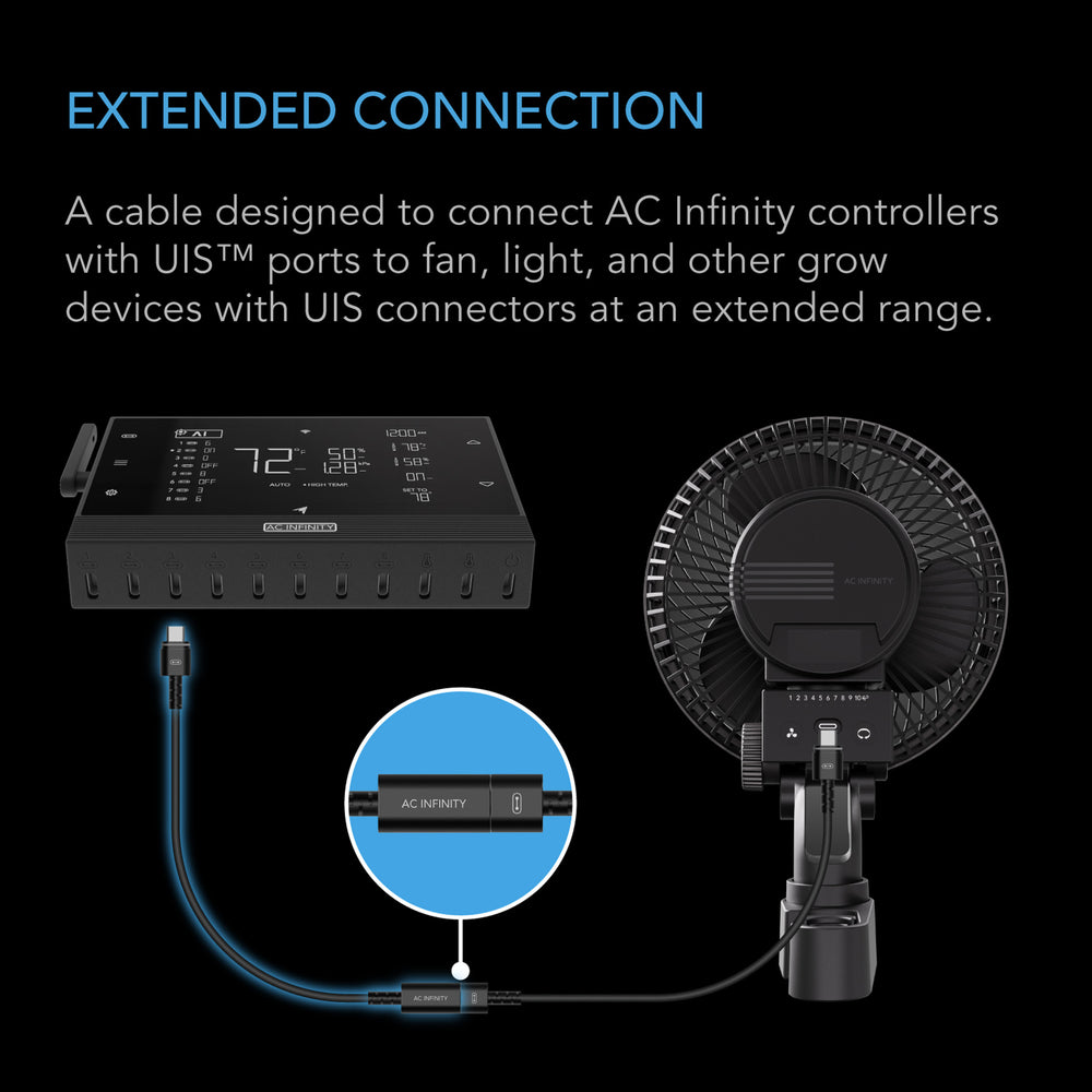 AC Infinity UIS AI+ Extension Cable (Female to Male)