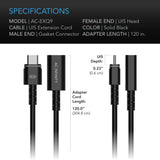 AC Infinity UIS AI+ Extension Cable (Female to Male)