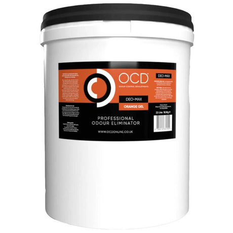 OCD-orange-Gel-22-litre with black lid labeled 'OCD' on a white background