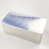 brushed metal 2" x 4" rosin pre-press mould on a white background