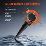 spider farmer dripper system dripper head emitter