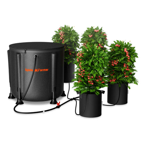 spider farmer dripper system with plants