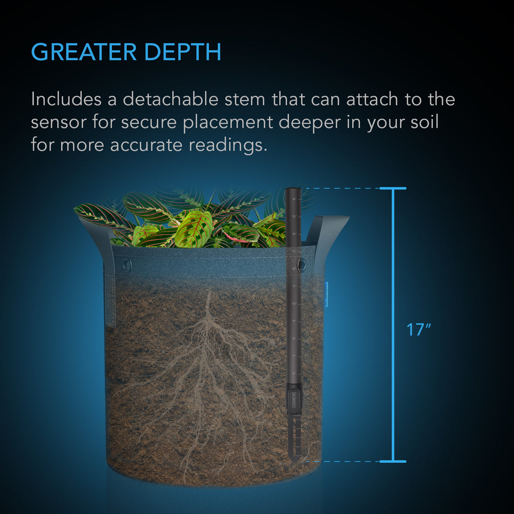 Soil Sensor for Controller AI+, Monitors Moisture and Saturation