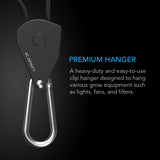 AC Infinity Heavy-Duty Adjustable Rope Clip Hanger