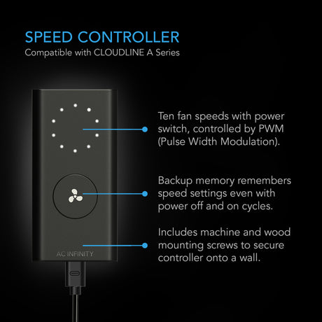 AC Infinity Cloudline LITE EC Extraction Fan Kit