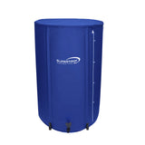 supertank flexible water tank butt reservoir with white background