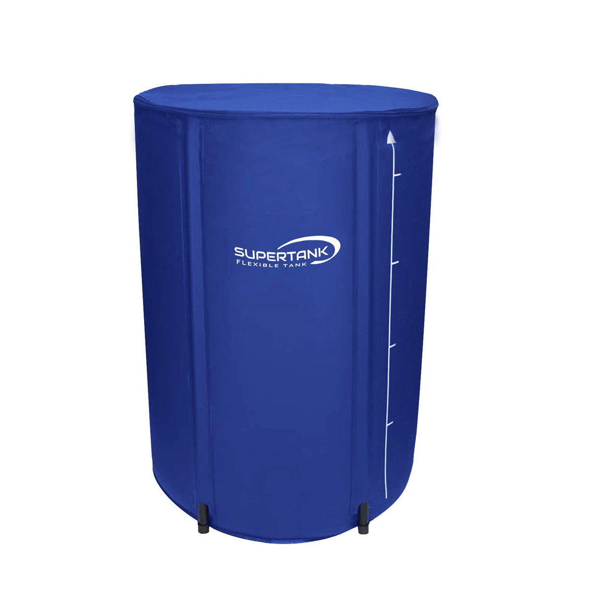 supertank flexible water tank butt reservoir with white background