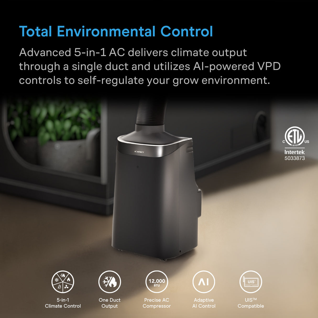 AC Infinity Terraform 7 Multi-Functional Air Conditioner