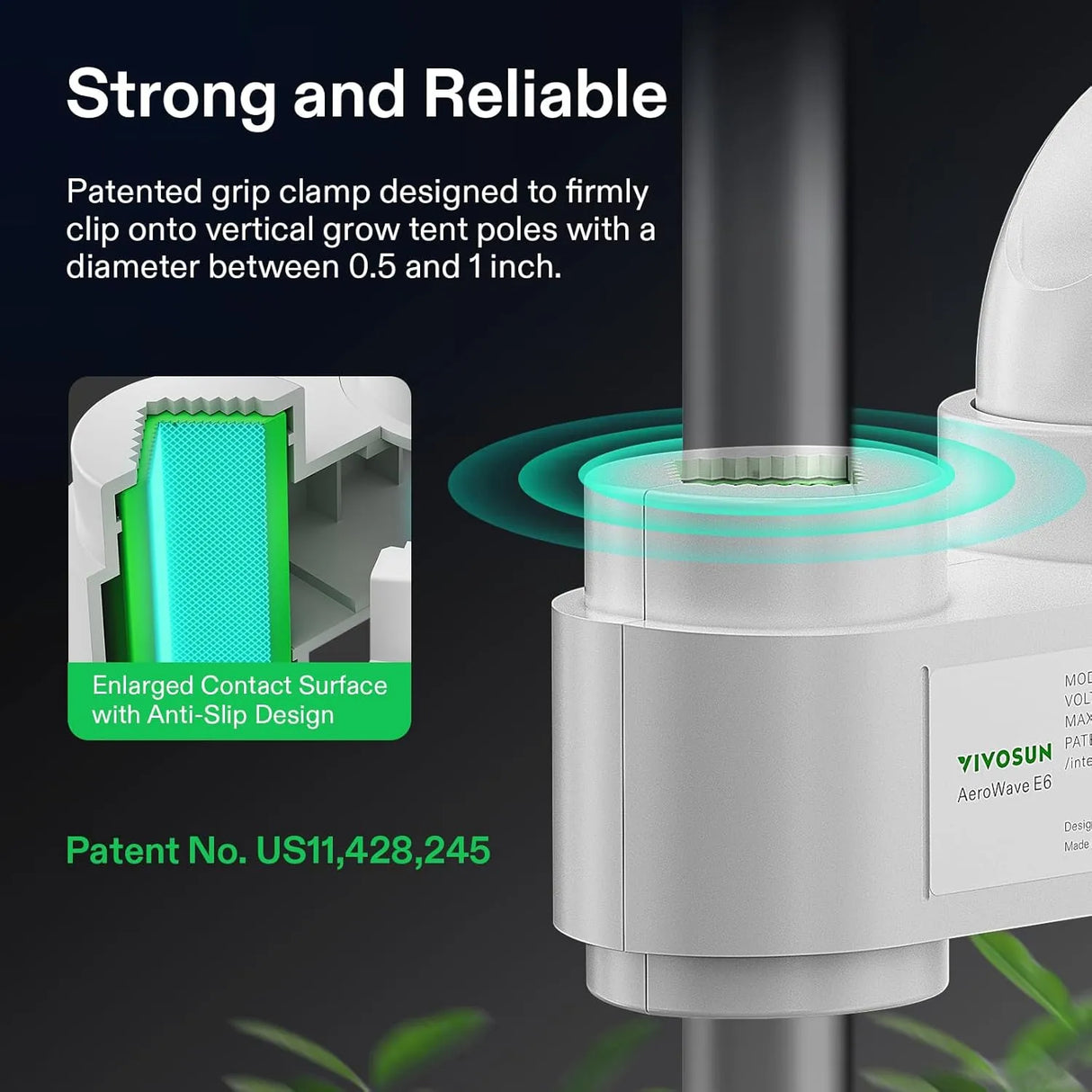 VIVOSUN AeroWave E6 Clip On Fan Twin Pack