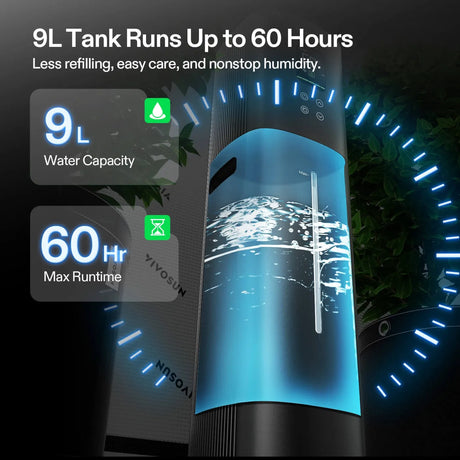 VIVOSUN AeroDrain H09 Humidifier with Enviro-Probe