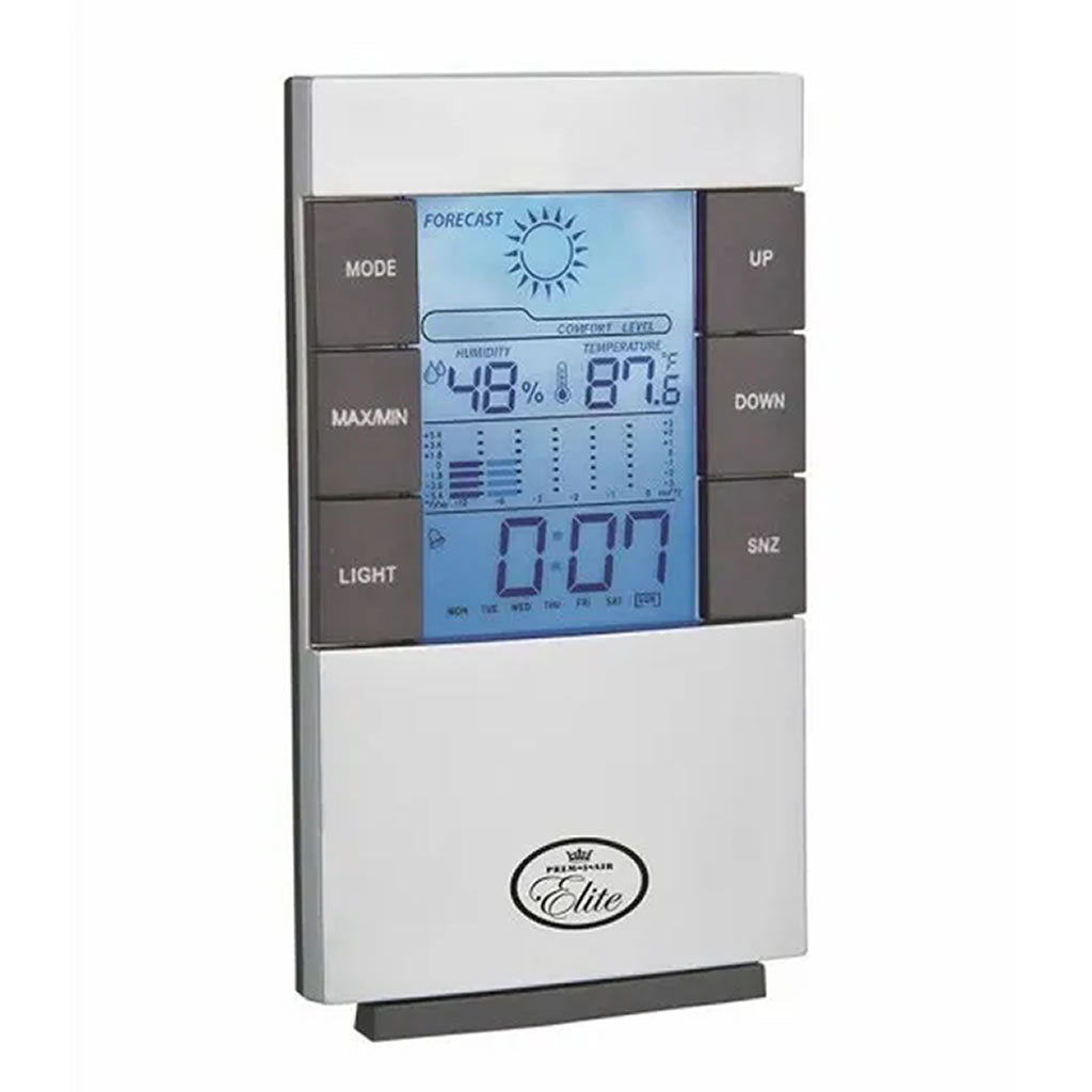 Weather Station Clock Thermometer